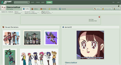 Desktop Screenshot of glancojusticar.deviantart.com