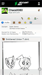 Mobile Screenshot of chaos0080.deviantart.com