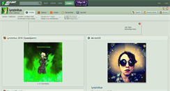 Desktop Screenshot of lynzinitus.deviantart.com