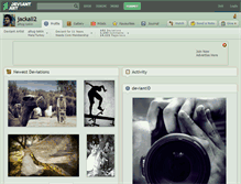 Tablet Screenshot of jackall2.deviantart.com