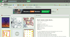 Desktop Screenshot of cutrow.deviantart.com