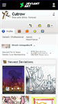 Mobile Screenshot of cutrow.deviantart.com
