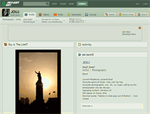 Tablet Screenshot of jouj.deviantart.com