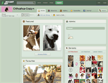 Tablet Screenshot of chihuahua-crazy.deviantart.com