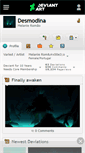 Mobile Screenshot of desmodina.deviantart.com