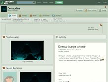 Tablet Screenshot of desmodina.deviantart.com