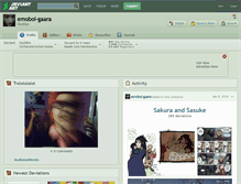 Tablet Screenshot of emoboi-gaara.deviantart.com