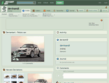 Tablet Screenshot of devinandi.deviantart.com
