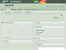 Tablet Screenshot of hilden-design.deviantart.com