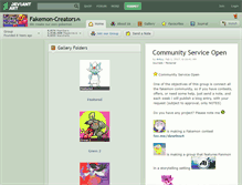 Tablet Screenshot of fakemon-creators.deviantart.com