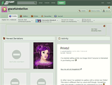 Tablet Screenshot of gracefulrebellion.deviantart.com