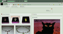 Desktop Screenshot of momilla.deviantart.com