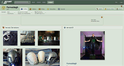 Desktop Screenshot of formaldegit.deviantart.com