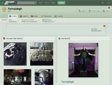 Tablet Screenshot of formaldegit.deviantart.com