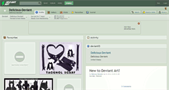 Desktop Screenshot of delicious-deviant.deviantart.com