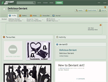 Tablet Screenshot of delicious-deviant.deviantart.com