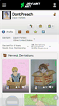 Mobile Screenshot of dontpreach.deviantart.com