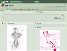 Tablet Screenshot of luna-iluminis.deviantart.com