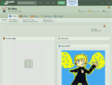 Tablet Screenshot of dr-dino.deviantart.com