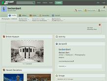 Tablet Screenshot of beckersbert.deviantart.com