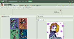 Desktop Screenshot of earthcookies.deviantart.com