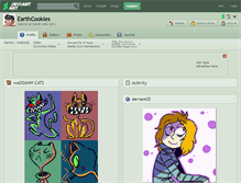 Tablet Screenshot of earthcookies.deviantart.com