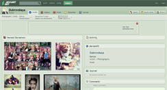 Desktop Screenshot of dubrovskaya.deviantart.com