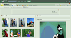 Desktop Screenshot of isaksnow.deviantart.com