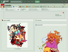 Tablet Screenshot of cuboidal.deviantart.com