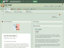 Tablet Screenshot of evil--angel.deviantart.com