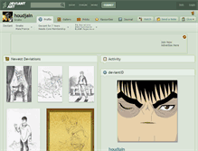 Tablet Screenshot of houdjain.deviantart.com