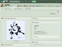 Tablet Screenshot of kaylikah.deviantart.com