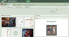 Desktop Screenshot of cairyn.deviantart.com