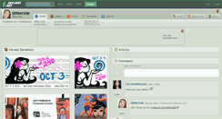 Desktop Screenshot of glitterside.deviantart.com