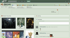 Desktop Screenshot of digital-death.deviantart.com