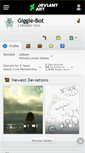 Mobile Screenshot of giggle-bot.deviantart.com