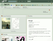 Tablet Screenshot of giggle-bot.deviantart.com