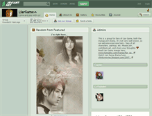 Tablet Screenshot of liargame.deviantart.com