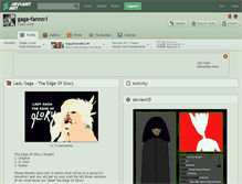 Tablet Screenshot of gaga-fanno1.deviantart.com