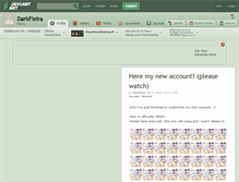 Tablet Screenshot of darkfleira.deviantart.com
