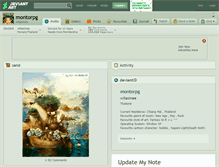 Tablet Screenshot of montorpg.deviantart.com