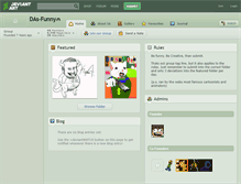 Tablet Screenshot of das-funny.deviantart.com