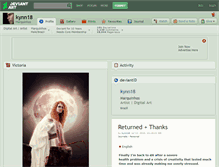 Tablet Screenshot of kynn18.deviantart.com