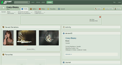 Desktop Screenshot of crazy-blazey.deviantart.com