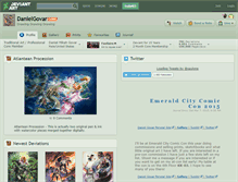 Tablet Screenshot of danielgovar.deviantart.com