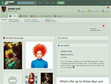 Tablet Screenshot of pirate-soul.deviantart.com