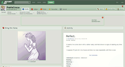 Desktop Screenshot of prairiecrocus.deviantart.com