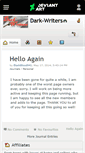 Mobile Screenshot of dark-writers.deviantart.com