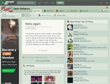 Tablet Screenshot of dark-writers.deviantart.com