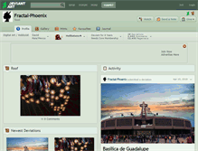 Tablet Screenshot of fractal-phoenix.deviantart.com